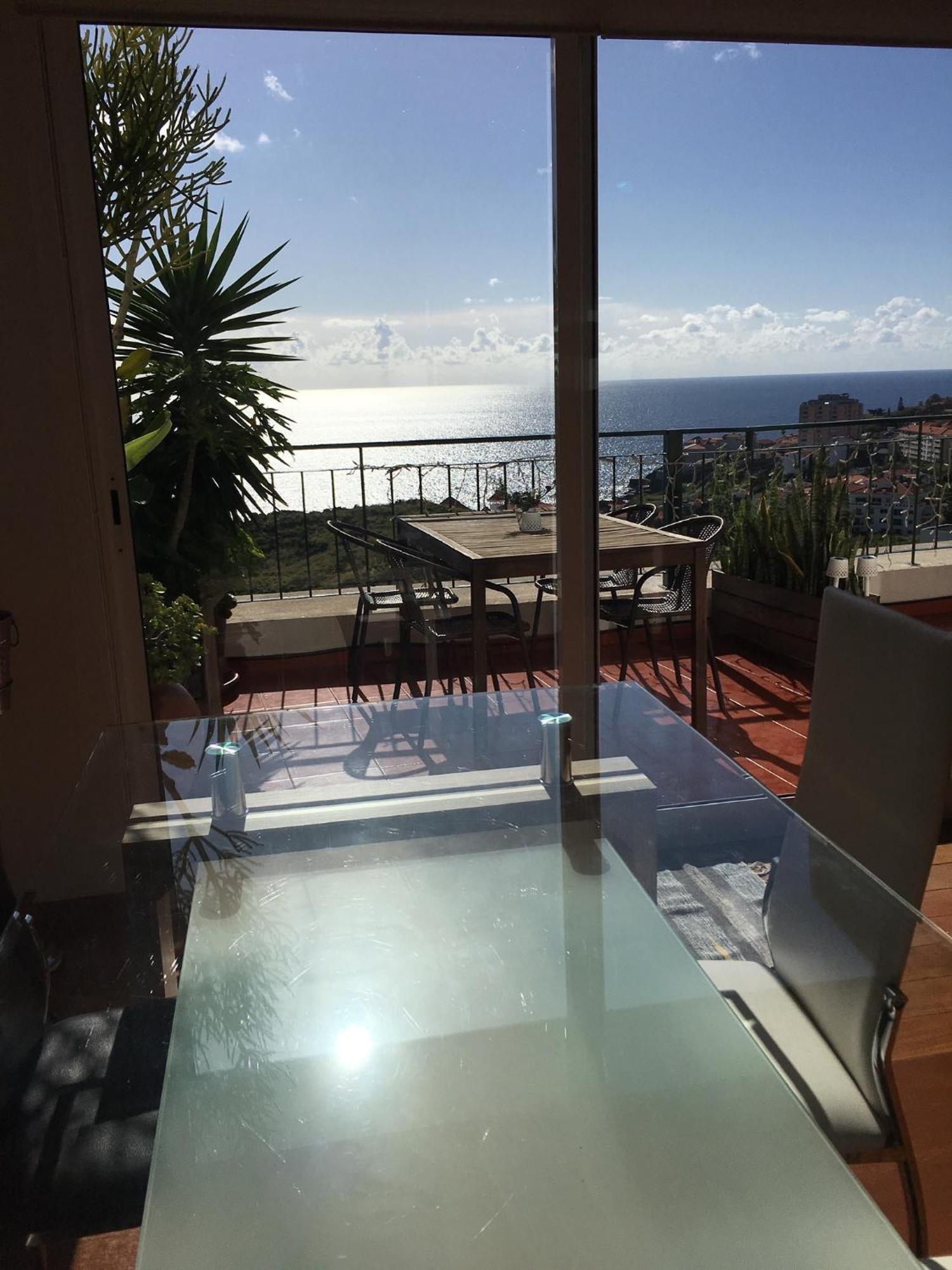 Oceanview Penthouse Appartement Caniço Buitenkant foto