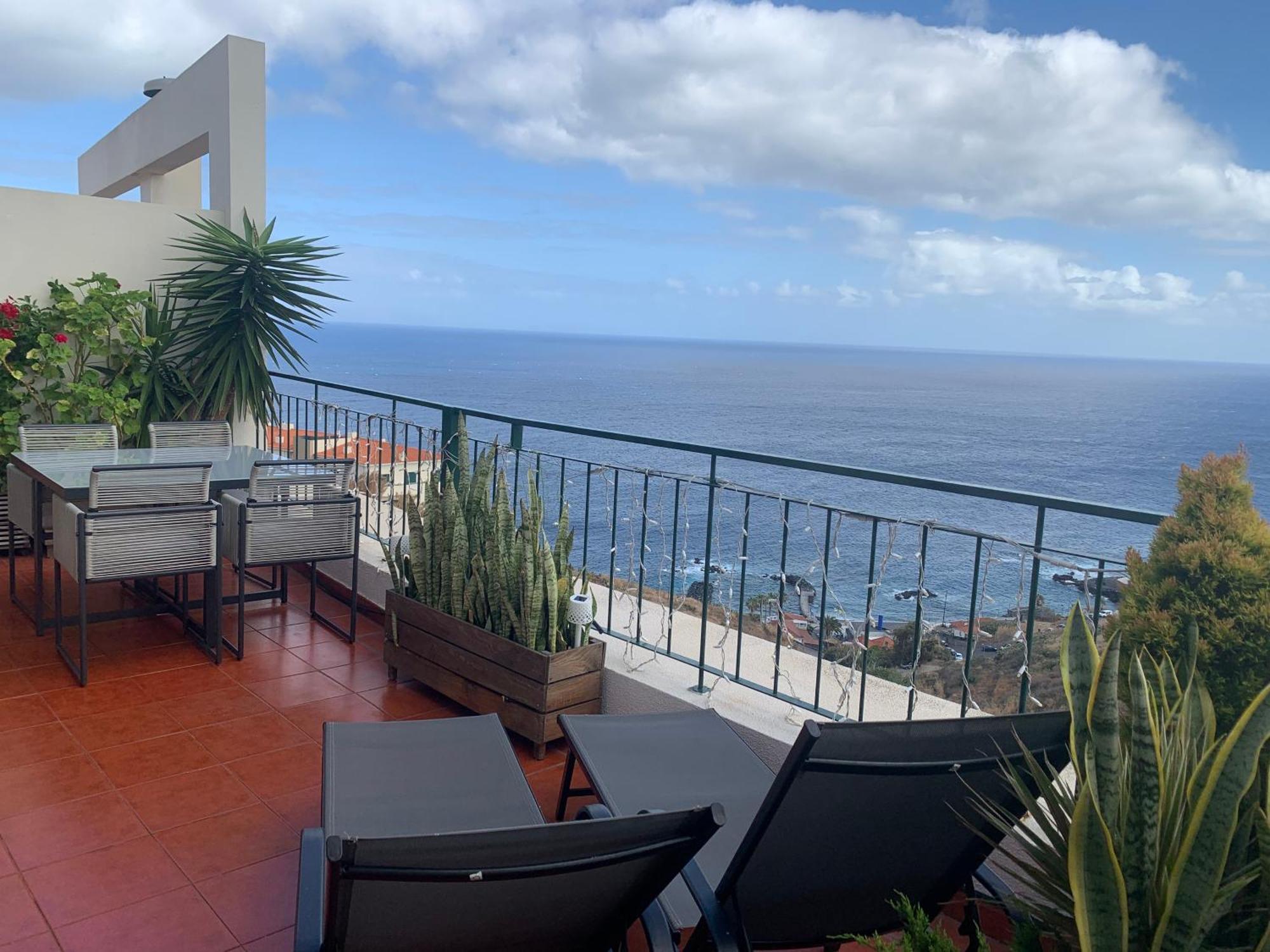 Oceanview Penthouse Appartement Caniço Buitenkant foto