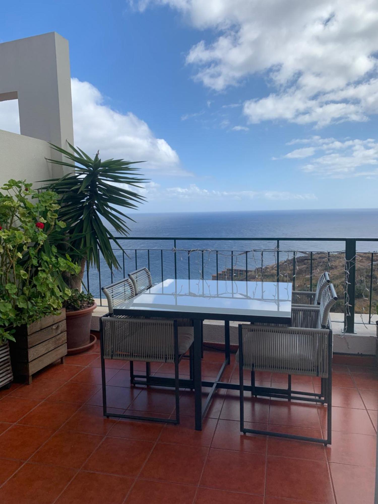 Oceanview Penthouse Appartement Caniço Buitenkant foto